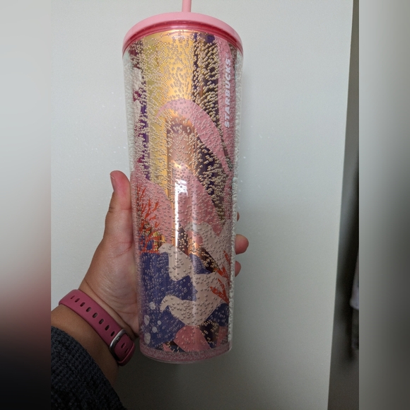 NWT Starbucks Coral Reef Bubble 2021 Edition Venti Cup Tumbler Collectible - Picture 6 of 12